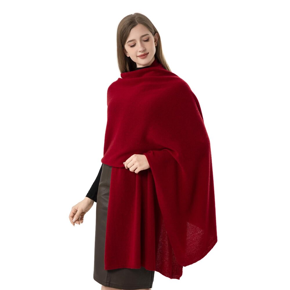 4956 Cashmere Wrap Warm Soft Knitted Scarf Stole For Women
